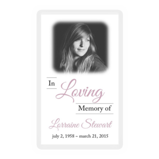 Laminated Double-Sided Memorial Cards Archives - TopMemorial